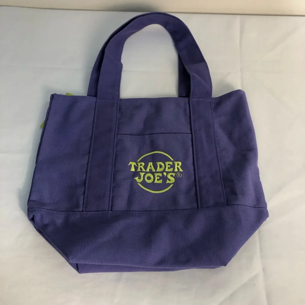 NWT Trader Joe’s Limited EditionTote Bag Mini Purple NEW